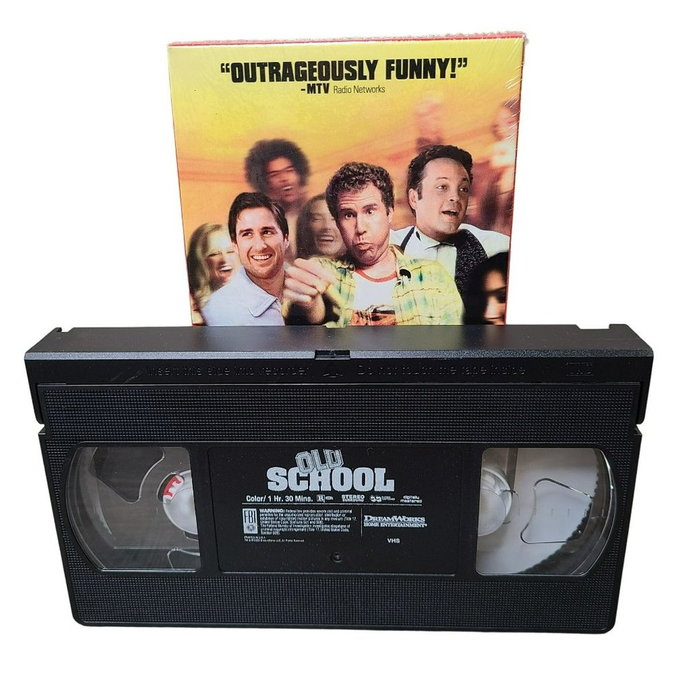 Old School (VHS, 2003, R-Rated Version) Will Ferrell Luke Wilson Vince Vaughn - Picture 1 of 5